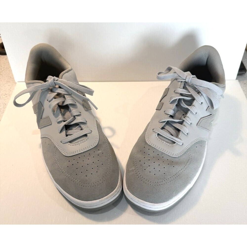 New Balance BB80GG1 Shoes Men's 12 Leather Low Top Sneakers Gray